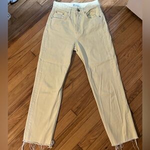 Yellow Zara Jeans